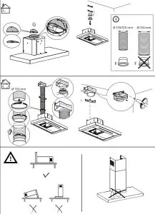 IKEA KULINARISK Hood Wall Mounted - fig 1