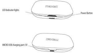 maxell 2AOKX TW003B JELLEEZ TW True Wireless Bluetooth Earbuds - charging case