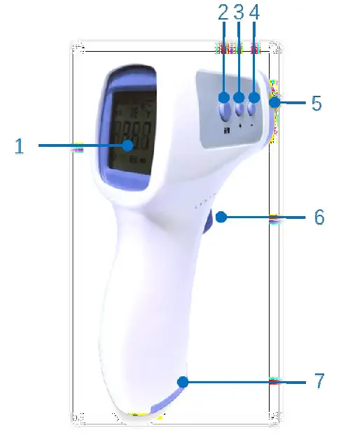TPK IT-122 Infrared Non-Contact Forehead Hand Thermometer-microprocessor
