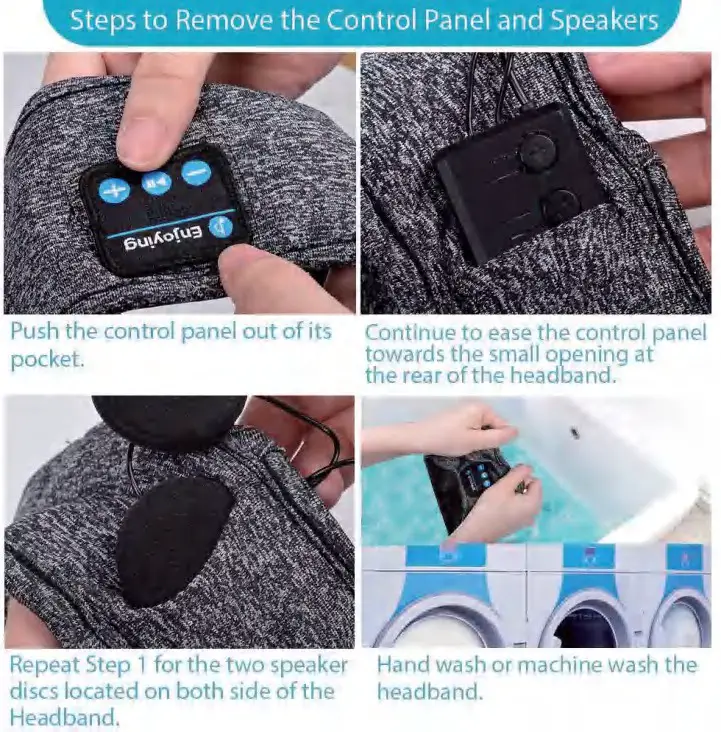 WINONLY HPBBH456 Sleeping Wireless Bluetooth Headband- Bluetooth