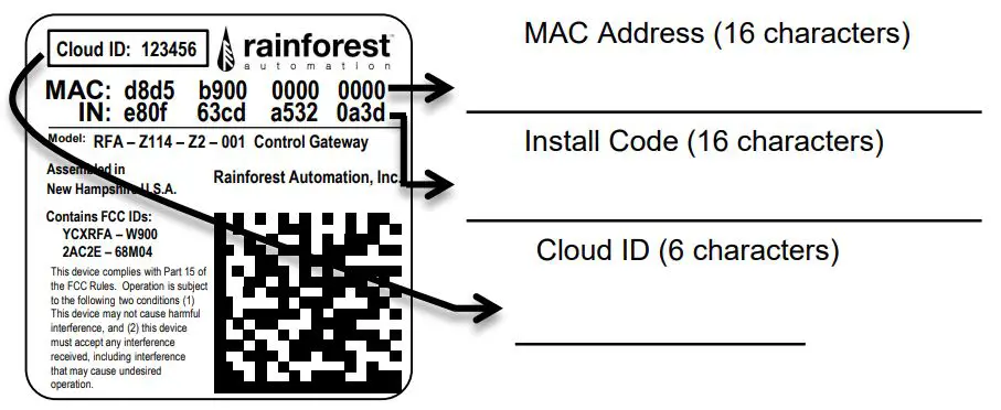 rainforest EAGLE-200 Automated Energy Management fig11
