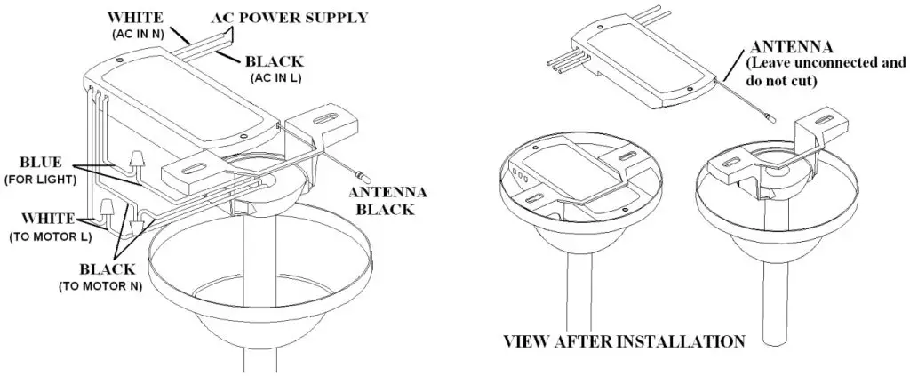 CONRAD 620621 Ceiling Fan Remote Controller - overview