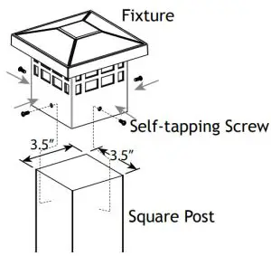 AMP ASPL 3029 B BZ Low Voltage Landscape Lighting - Install Fixture