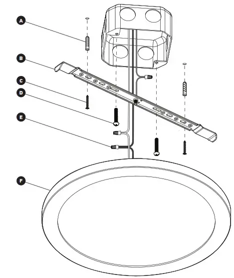 artika 12FLPR-SP3-MB Skylight Pro 12 LED Ceiling Light- INSTALLATION