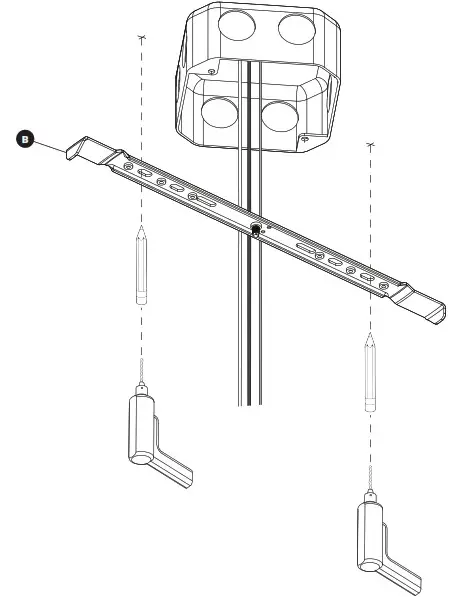 artika 12FLPR-SP3-MB Skylight Pro 12 LED Ceiling Light- MOUNTING BRACKET