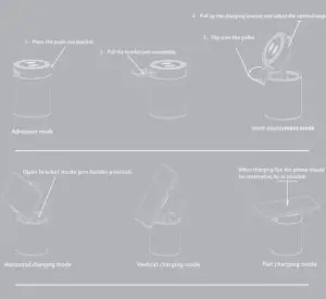 SUNSKY CCH1 Wireless Pen Holder - instructions