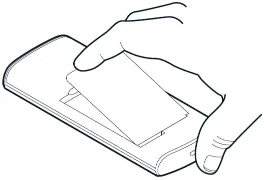 FIG 6 Insert the SIM card