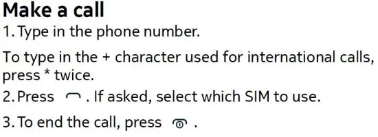 FIG 9 Make a call