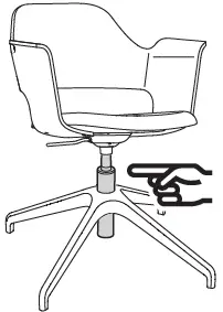 IKEA 604.062.76 FJALLBERGET Conference Chair with Castors fig4