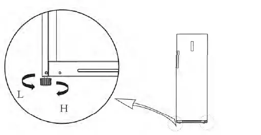 Midea MDRD333FZE01 Upright Freezer FIG 9