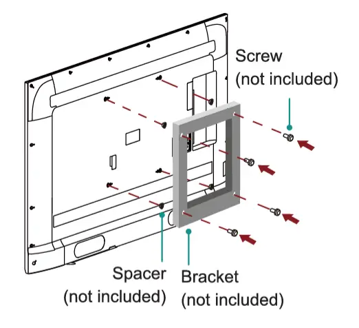 Attach the wall mount bracket