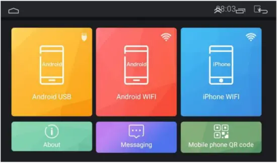 Mirror Link Features for smartphone