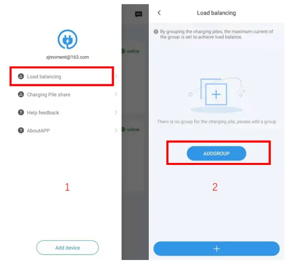 DUOSIDA 32A Wallbox DC Charger App - Load balancing