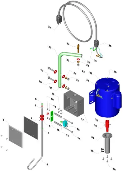 FIG 4 Power Unit Assembly