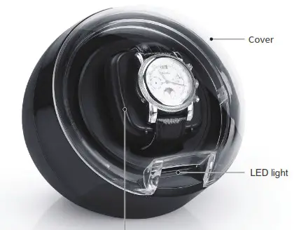 versa G078 Automatic Single Watch Winder - overview