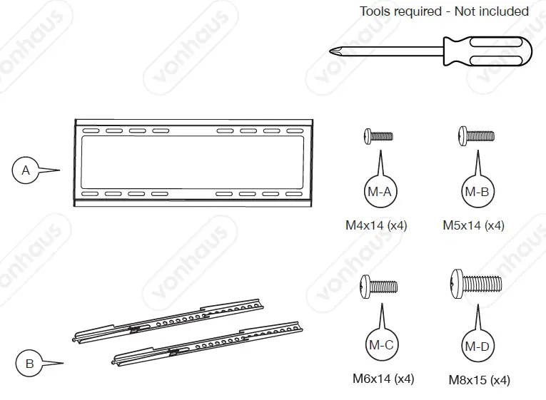 VonHaus-3005090-32-55-Inch-Flat-To-Wall-TV-Bracket-fig12