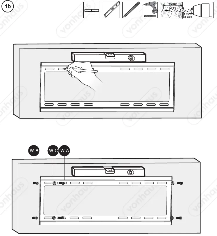 VonHaus-3005090-32-55-Inch-Flat-To-Wall-TV-Bracket-fig15