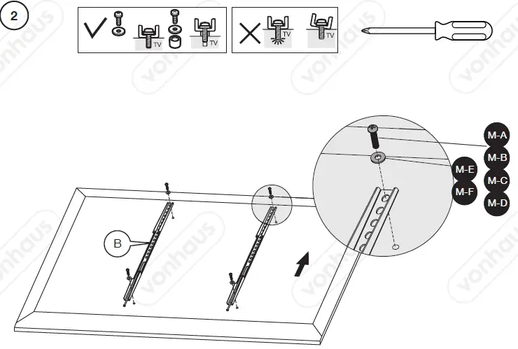VonHaus-3005090-32-55-Inch-Flat-To-Wall-TV-Bracket-fig16