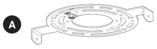 artika PDT SPC C3BG Sputnik LED Pendant Light - bracket