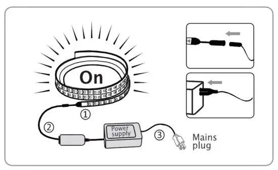 Ustellar -UT33360-RGB-US-NF -Bluetooth -RGB -LED -Strip -Light -9