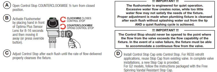 Sloan 8100 HET-HEU Complete Flushometer Models-fig16