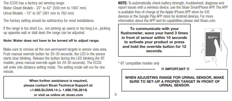 Sloan 8100 HET-HEU Complete Flushometer Models-fig18