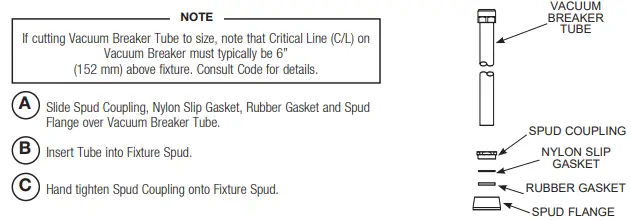 Sloan 8100 HET-HEU Complete Flushometer Models-fig8