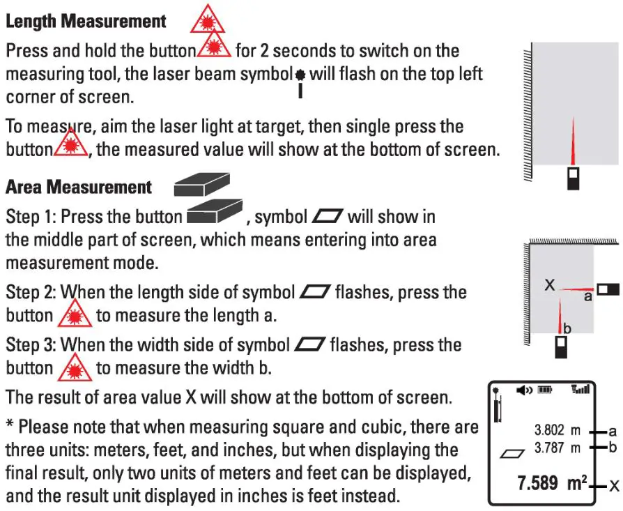 luxorparts Distance meter - Measurement Function 1