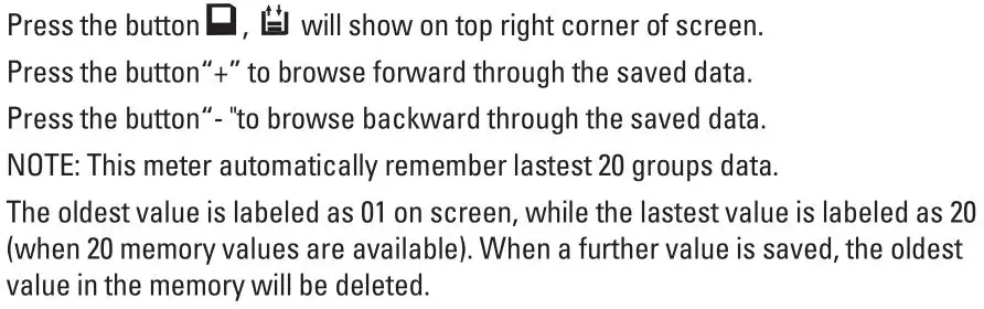 luxorparts Distance meter - Memory function