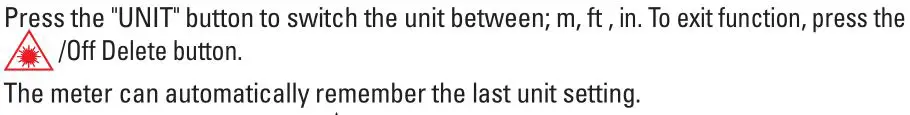 luxorparts Distance meter - Switch measurement unit