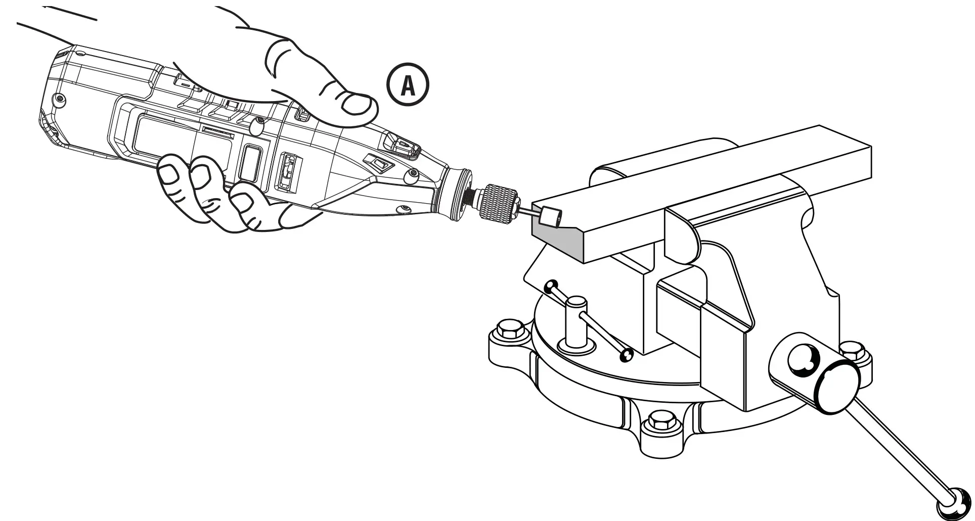 RYOBI TVM01 12V Cordless Rotary Tool Kit - Fig. 8
