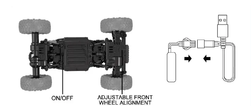 CLIMBING KING LS955935 Remote Control Car fig 1