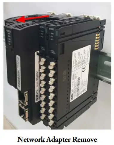 Beijer ELECTRONICS M Series Distributed Input or Output Modules User Guide - Network Adapter Remove