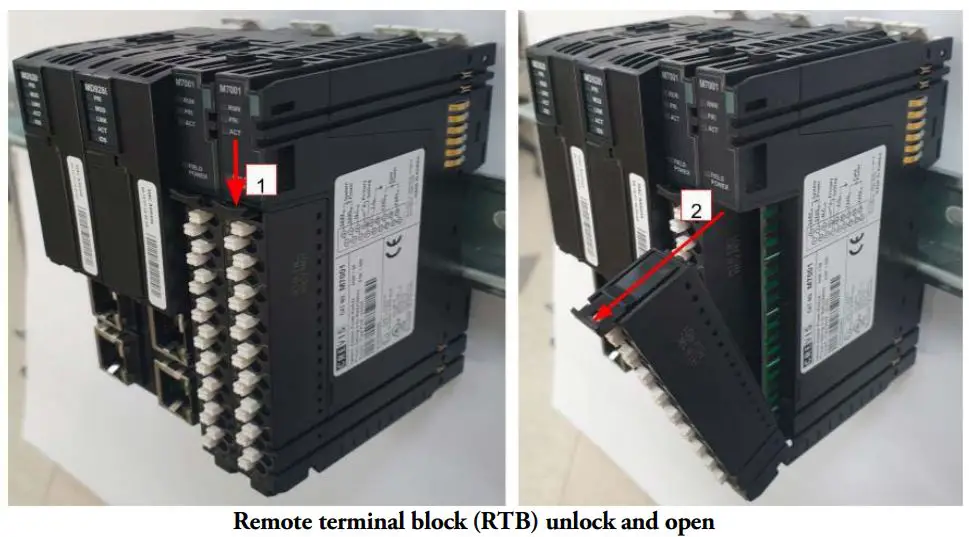 Beijer ELECTRONICS M Series Distributed Input or Output Modules User Guide - Remote terminal block