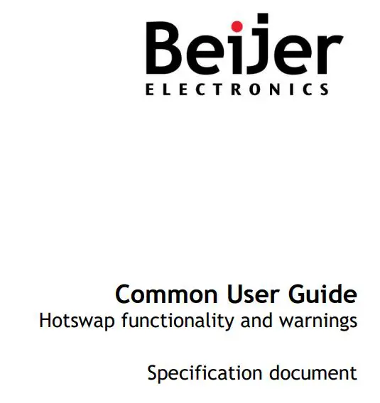 Beijer ELECTRONICS M Series Distributed Input or Output Modules User Guide