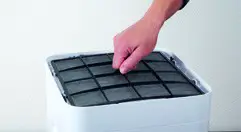 BONECO Humidifier & Air Purifier -Remove the pre-filter