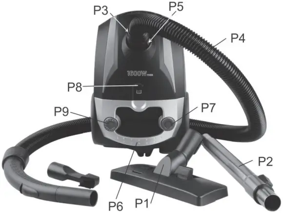 HYUNDAI VC003R VACUUM CLEANER A