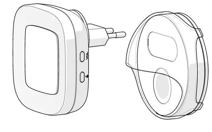 Nedis Doorb220cwt Doorbell User Manual Nedis Doorb220cwt Doorbell User Manual