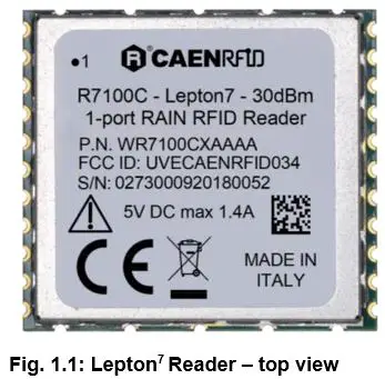 CAEN-RFID-R7100C-Lepton7-30dBm-1-Port-RAIN-RFID-Reader-Module-FIG1