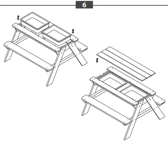 PRAGMA C052 005 00 Dave Sand and Water Table - ASSEMBLY 6