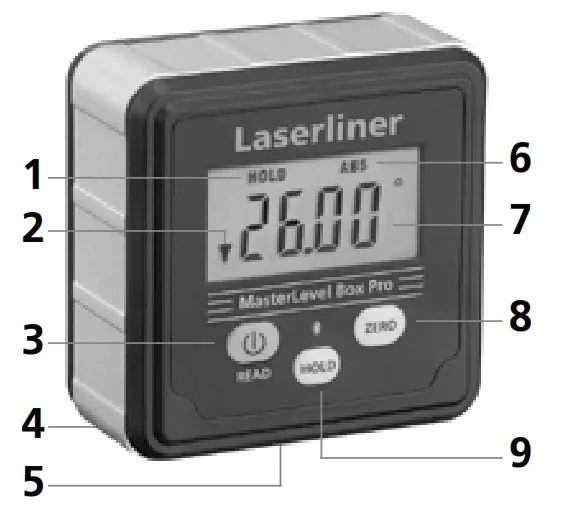 Laserliner 081.262A MasterLevel Box Pro Electronic Spirit Level - fig 1