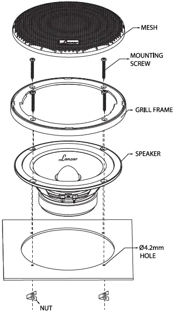Lanzar STCMP65 Three-Way Component Speaker Systems fig 3