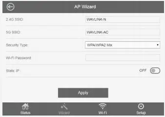 WAVLINK High Power Wi-Fi Outdoor AP Repeater Installation Guide - For Dual Band