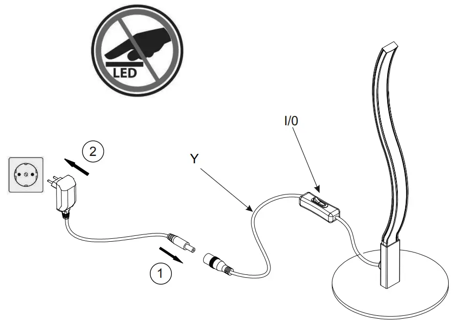 Paul Neuhaus 142129 WAVE LED Table Lamp - icon 4