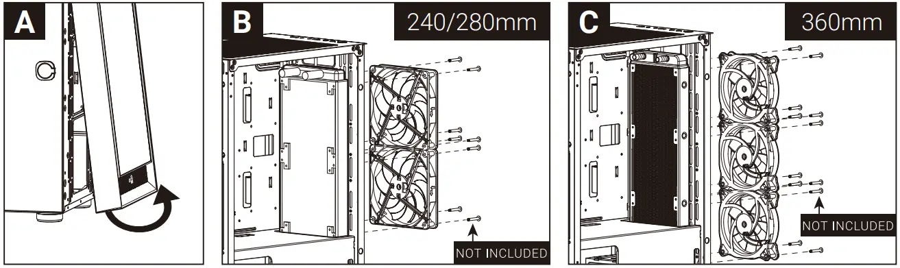AeroCool Graphite Mid Tower Case - 12