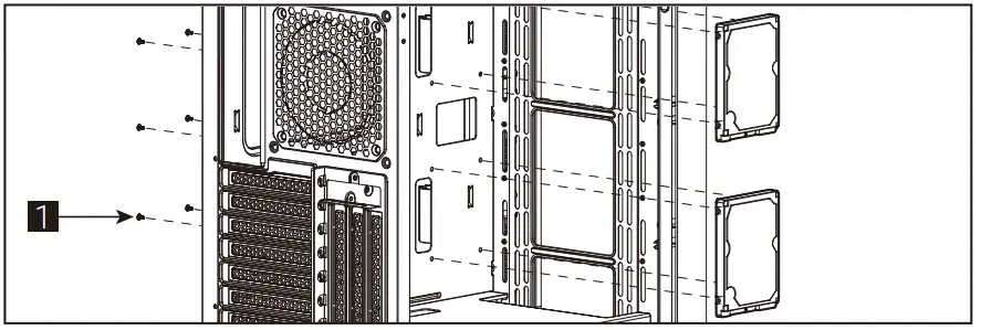 AeroCool Graphite Mid Tower Case - 5