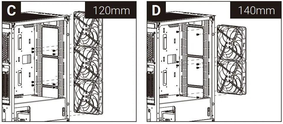 AeroCool Graphite Mid Tower Case - 7