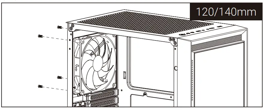 AeroCool Graphite Mid Tower Case - 9