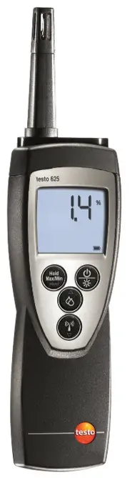 testo 625 Humidity Temperature Measuring-