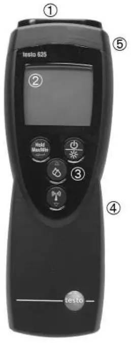 testo 625 Humidity Temperature Measuring- Overview